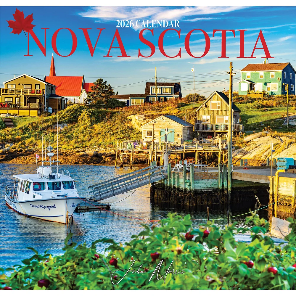 Nova Scotia 2026 Wall Calendar