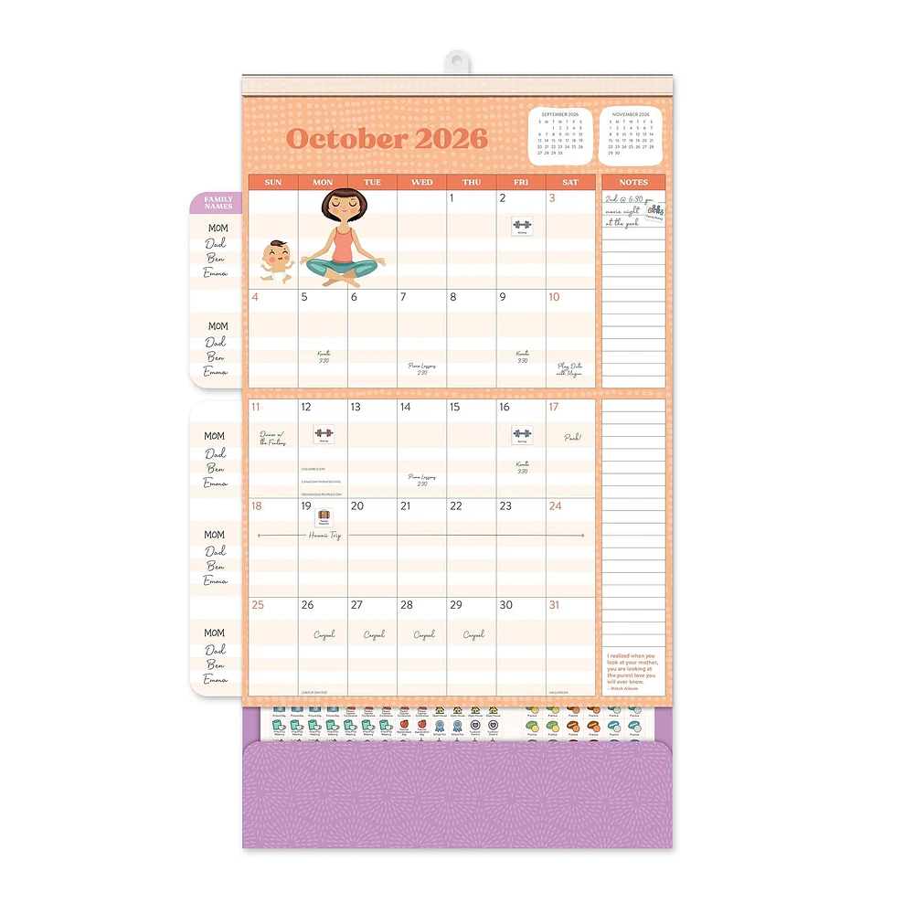 Mom Do It All 2026 Wall Calendar