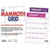Mammoth Grid Oversized 2026 Poster Calendar
