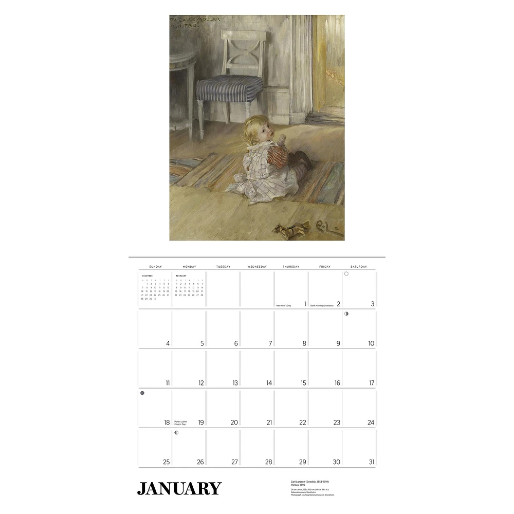 Carl Larsson 2026 Wall Calendar - Online Exclusive