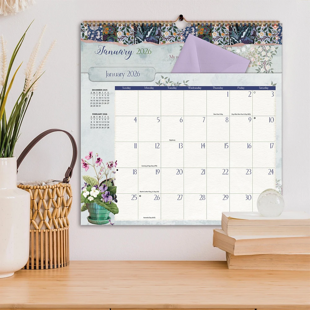 Botanical Gardens 2026 File It Wall Calendar - Online Exclusive