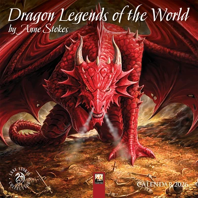 Anne Stokes: Dragon Legends Of The World 2026 Mini Calendar