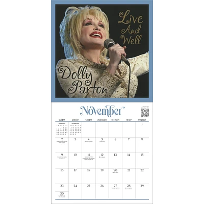 Dolly Parton Wall 2025 Calendar