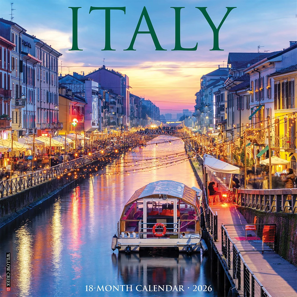 Italy 2026 Wall Calendar - Online Exclusive
