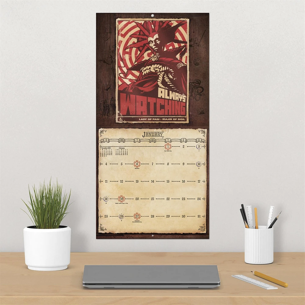 Dungeons And Dragons Classic 2026 Wall Calendar - Online Exclusive