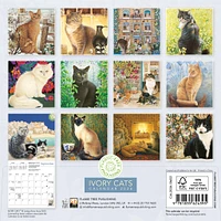 Ivory Cats 2026 Mini Calendar - Online Exclusive