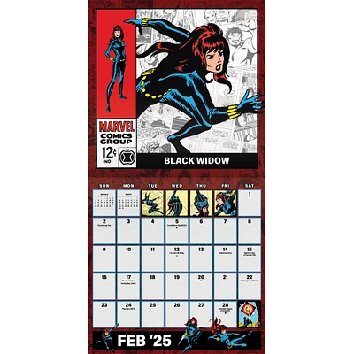 Marvel Comics with Print Wall 2025 Calendar