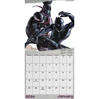 Marvel Heroes Vs Villains 2026 Wall Calendar