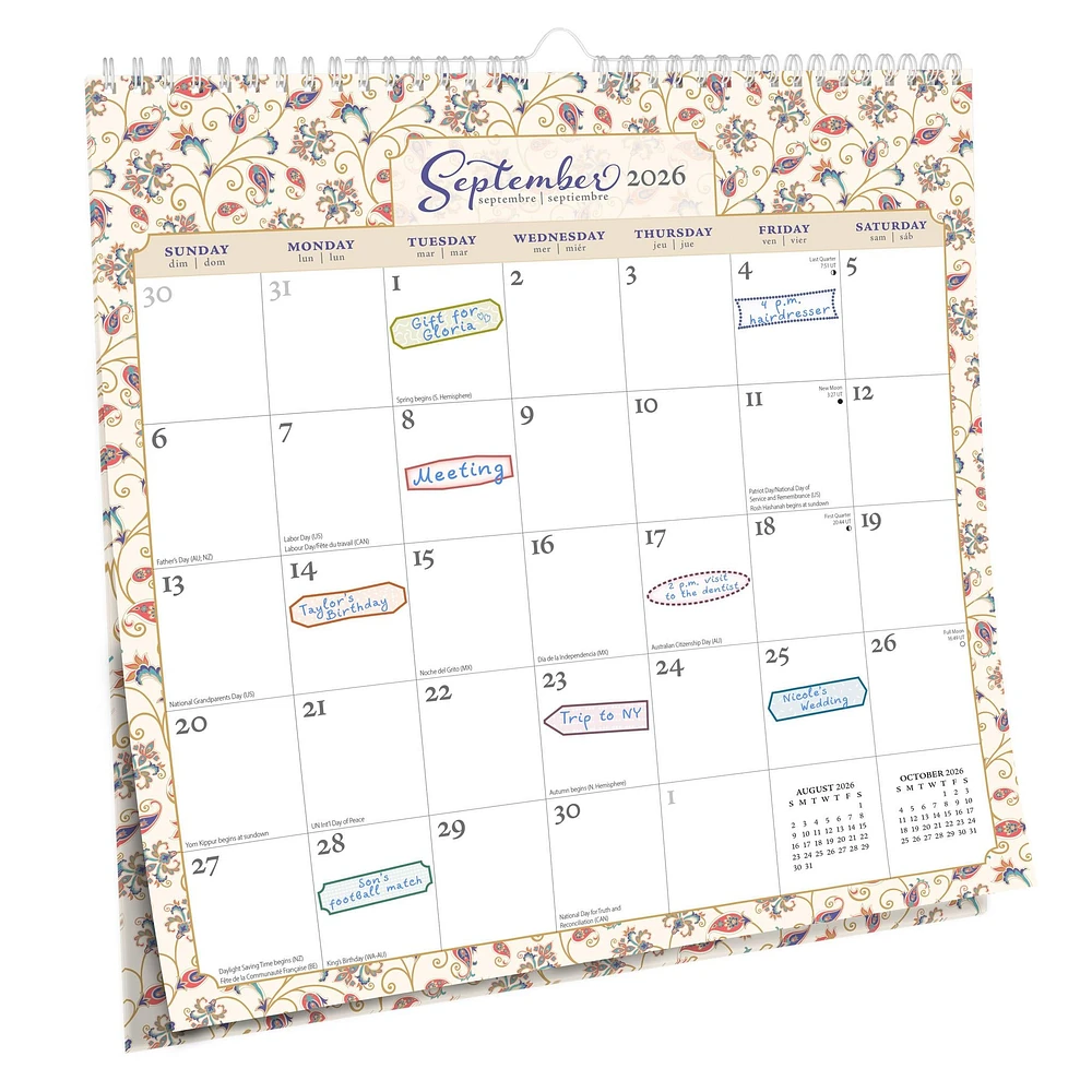 Tuscan Delight 2026 Wall Calendar - Online Exclusive