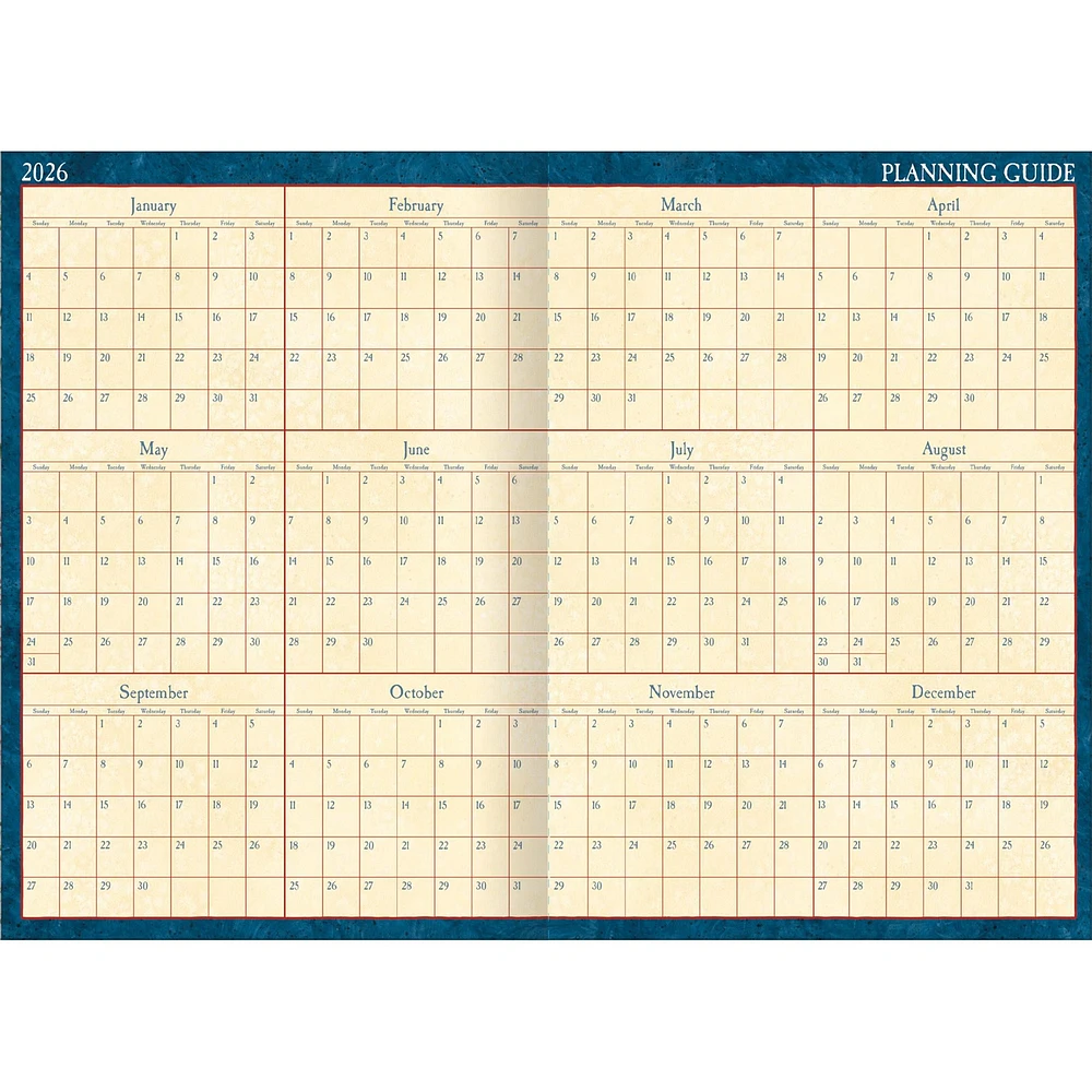 Heart And Home 2026 Monthly Pocket Planner