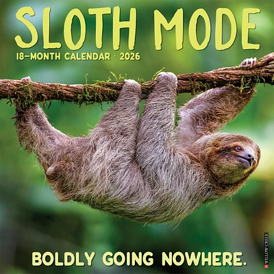 Sloth Mode 2026 Wall Calendar - Online Exclusive