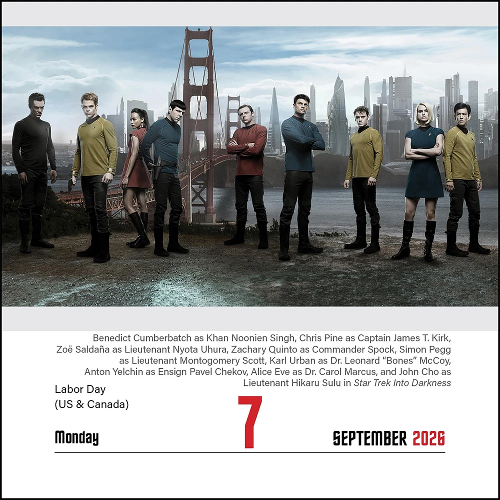 Star Trek Daily 2026 Box Calendar