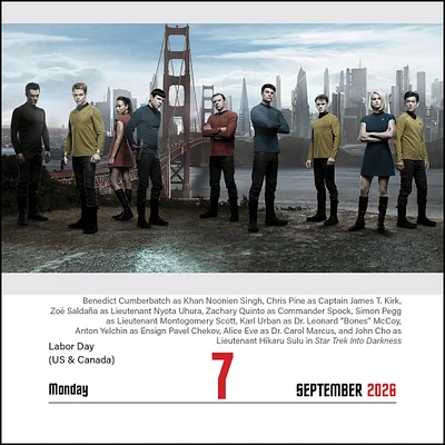 Star Trek Daily 2026 Box Calendar