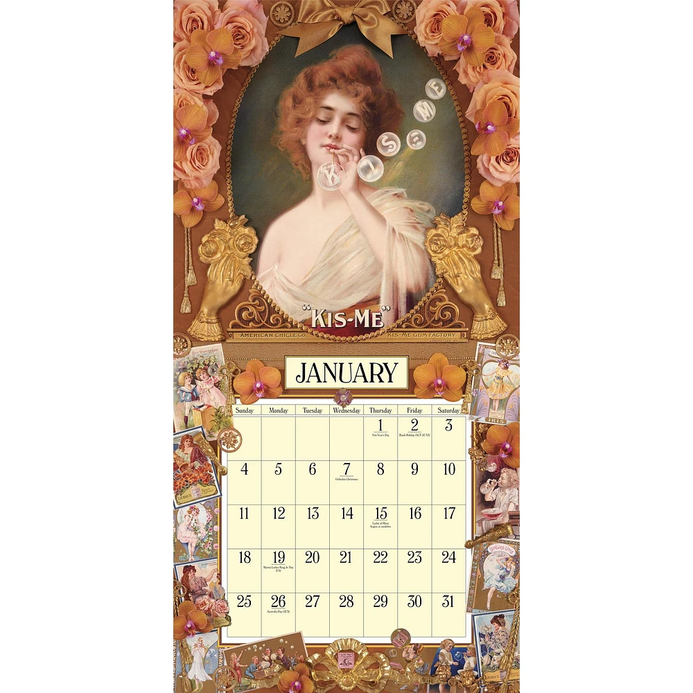 Cynthia Harts Victoriana 2026 Wall Calendar