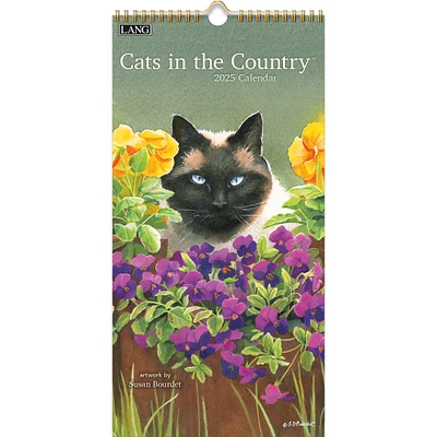 Cats In The Country Slim 2025 Calendar