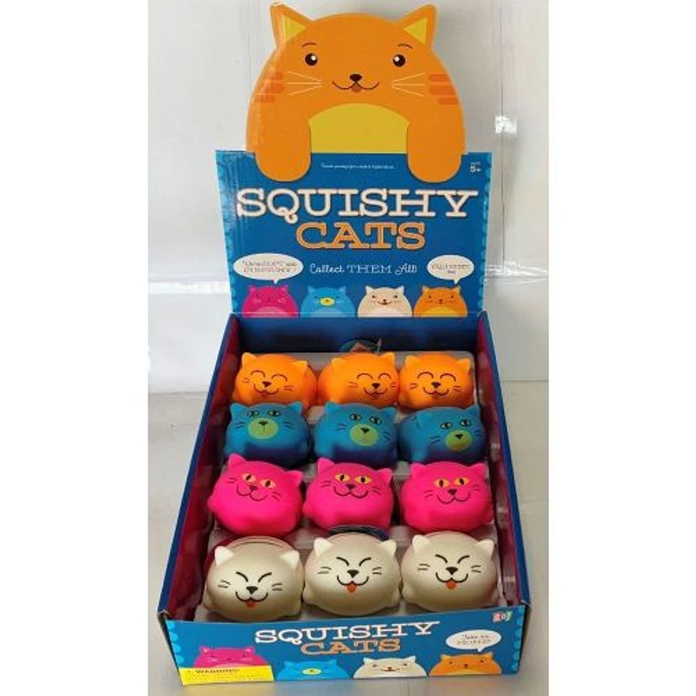 Squishy Cats Assorted Colours - FINAL SALE