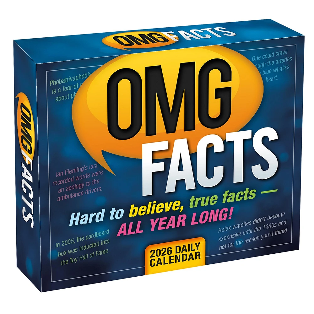 OMG Facts 2026 Box Calendar