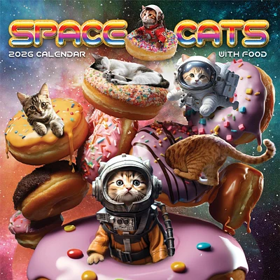 Space Cats 2026 Wall Calendar - Online Exclusive
