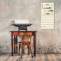 Twelve Months Of Fishing 2026 Wall Calendar
