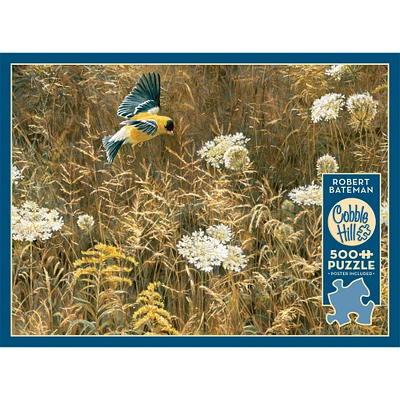 Queen Anne's Lace & American Goldfinch 500 Piece Puzzle Cobble Hill