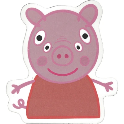 Front Perspective Peppa Pig Vinyl Sticker - FINAL SALE