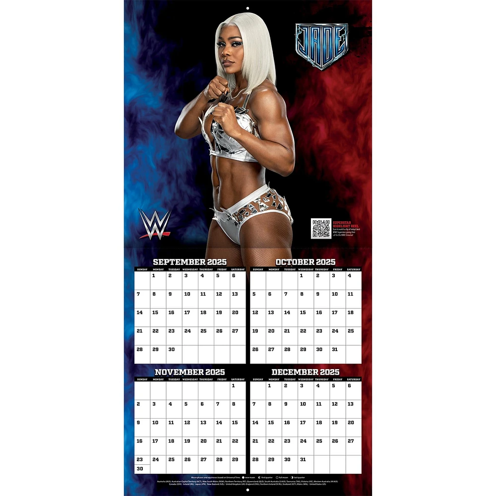 WWE Superstars 2026 Wall Calendar