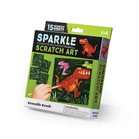 Dinosaur Sparkle Scratch Art - FINAL SALE