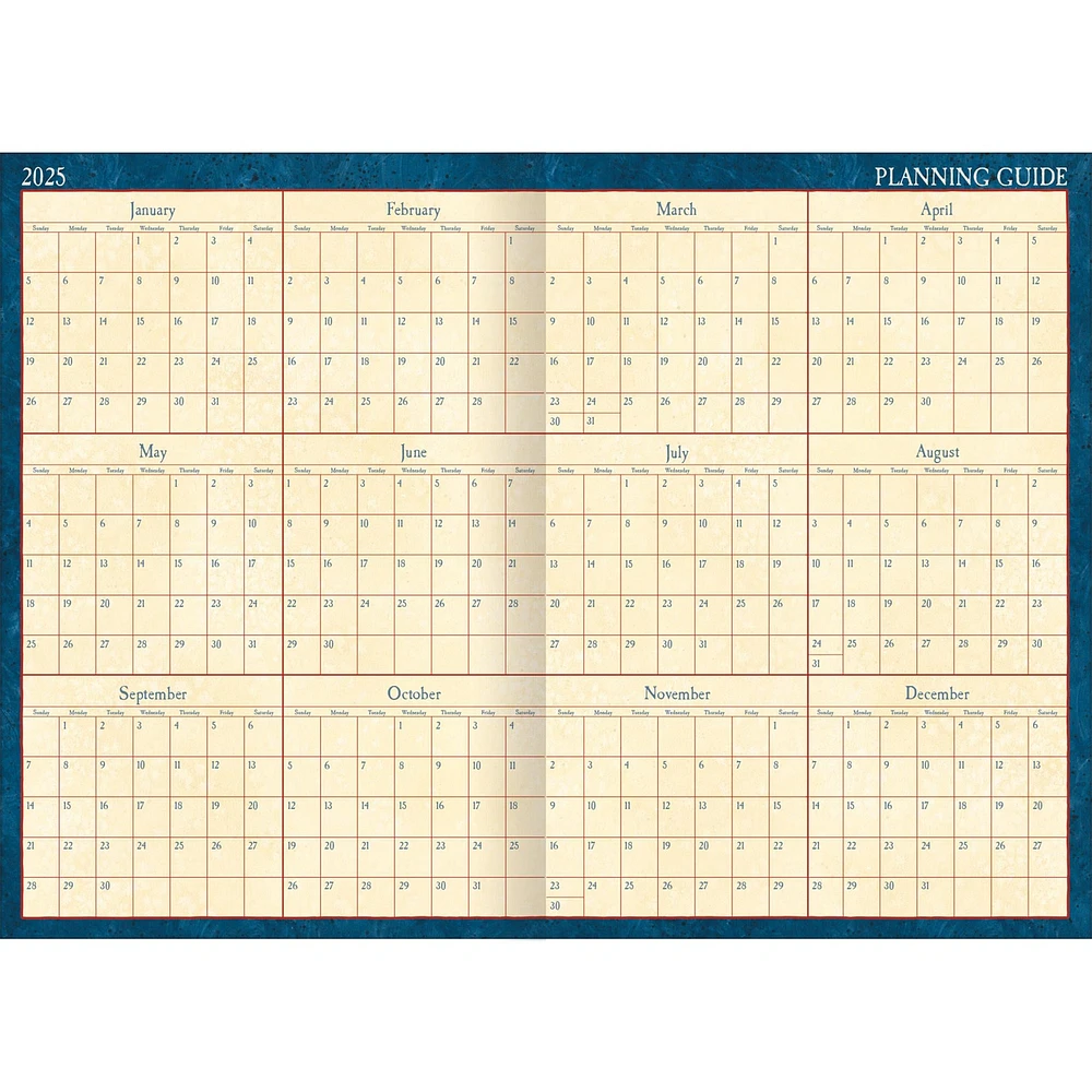 Heart And Home Monthly Pocket Planner 2025 Calendar