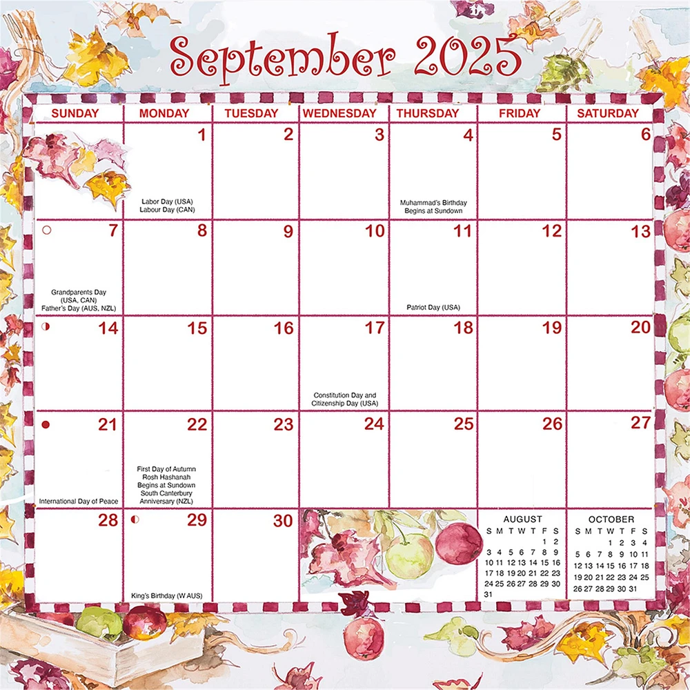 Joyful Seasons Magic Grip Mini 2025 Calendar