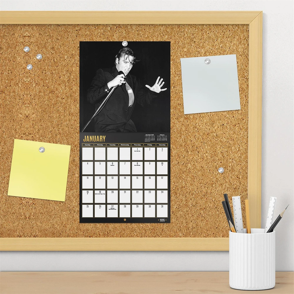 Elvis Presley 2026 Mini Calendar