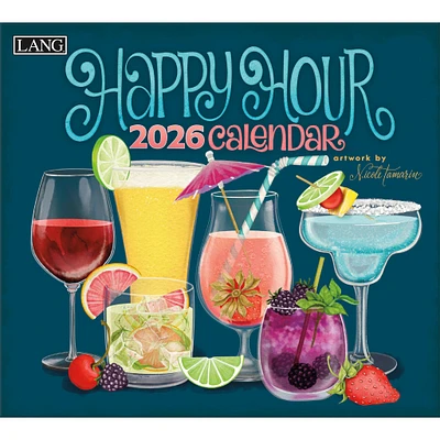 Happy Hour 2026 Deluxe Wall Calendar