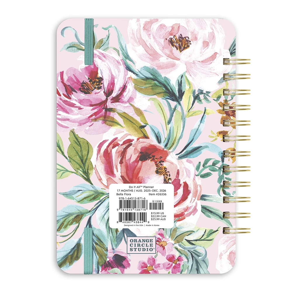 Bella Flora Do It All 2026 Planner Calendar