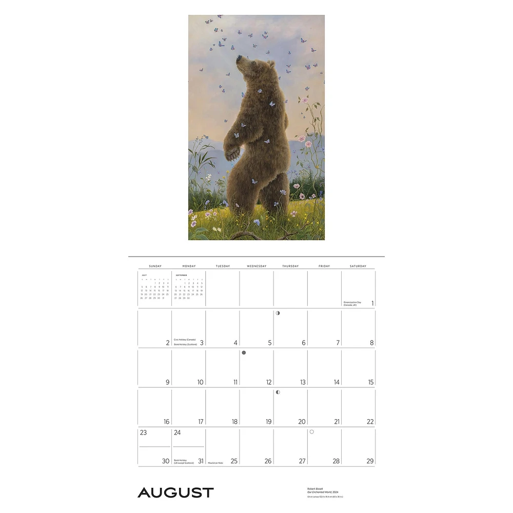 Spirit The Paintings Of Robert Bissell 2026 Wall Calendar