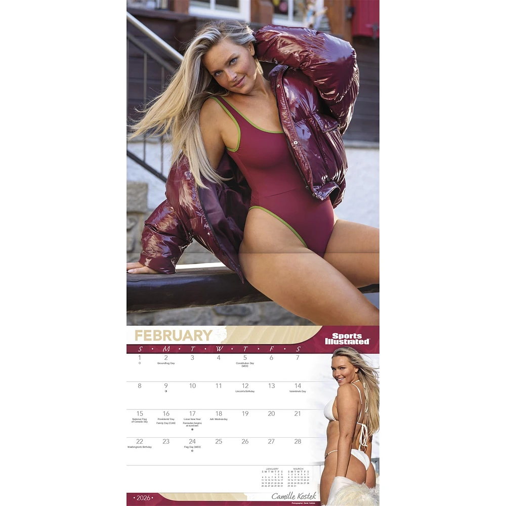 Sports Illustrated Swimsuit Exclusive 2026 Wall Calendar
