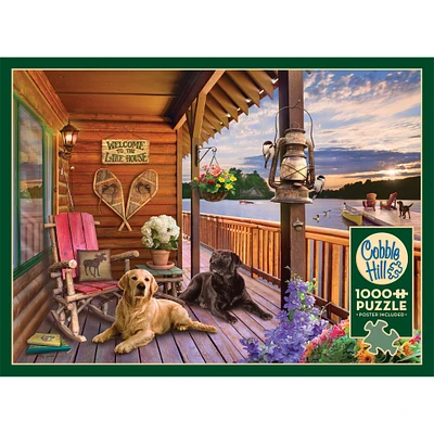 Welcome to the Lake House 1000 Piece Puzzle Cobble Hill