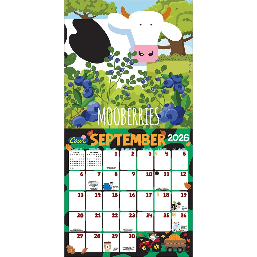 Cows Creamery 2026 Mini Calendar