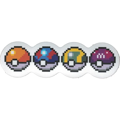 Pixel Pokeballs Vinyl Sticker - FINAL SALE