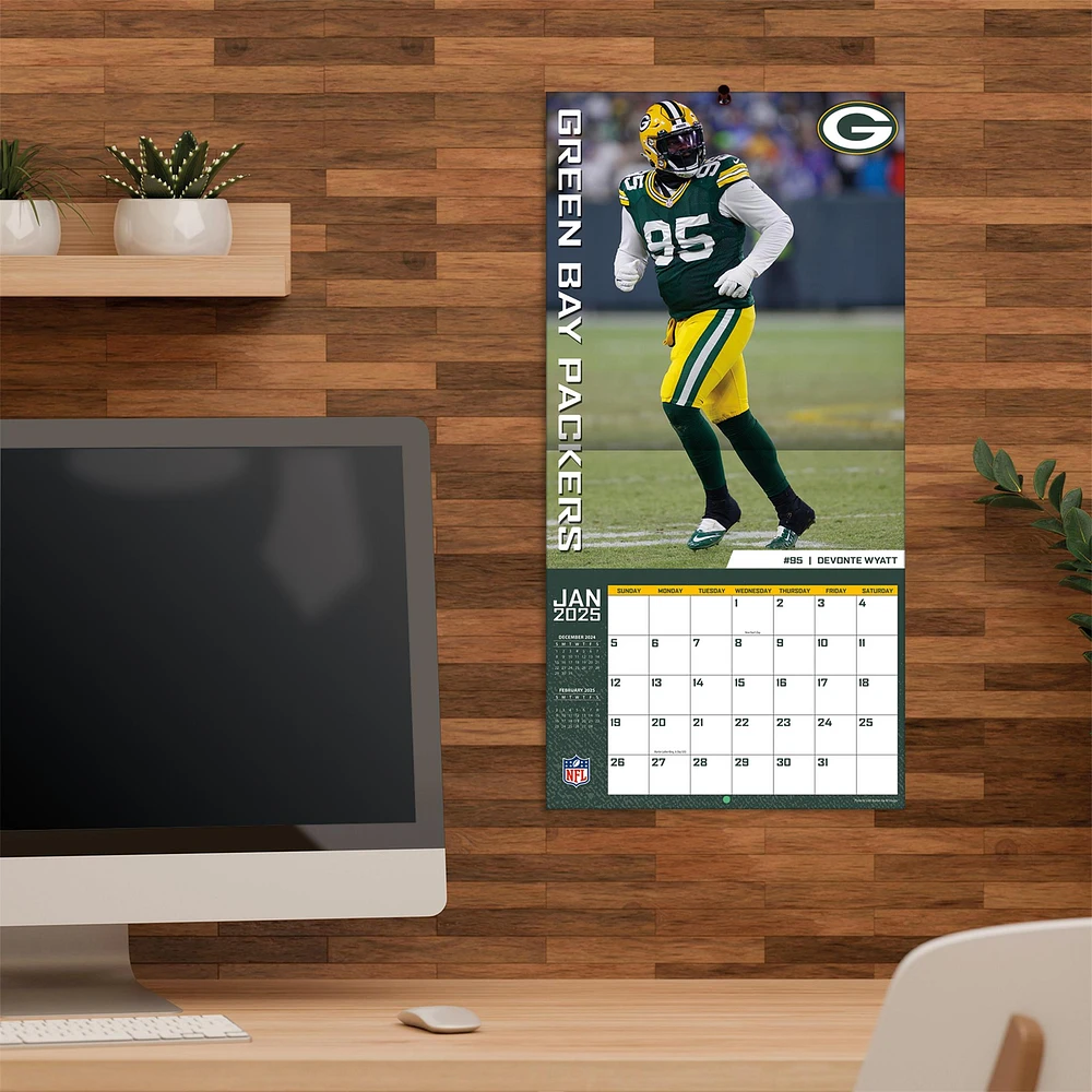 NFL Green Bay Packers Mini 2025 Calendar - Online Exclusive