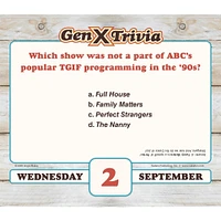 Daily Gen X 2026 Box Calendar - Online Exclusive