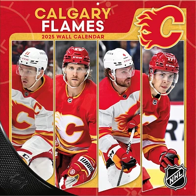 NHL Calgary Flames Wall 2025 Calendar - Online Exclusive