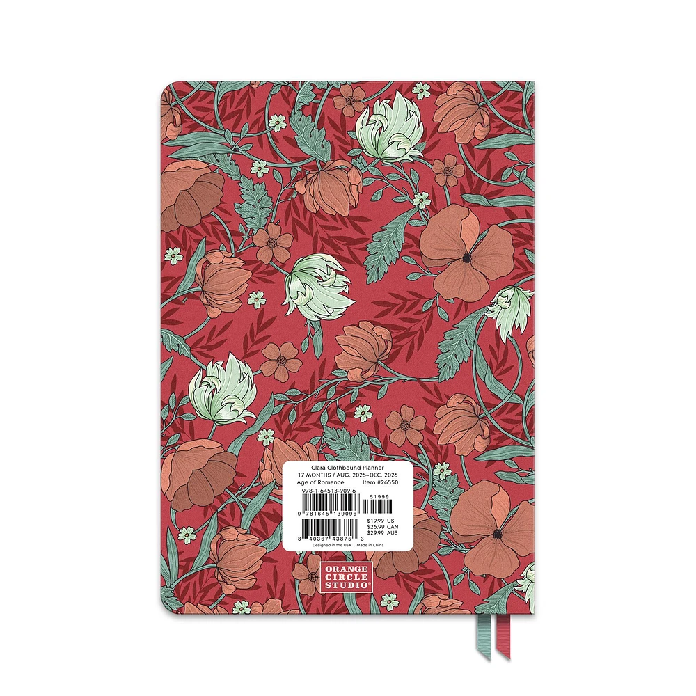 Age of Romance Clara Clothbound 2026 Engagement Calendar