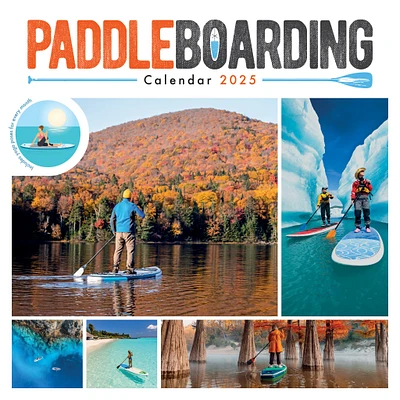 Paddleboarding Wall 2025 Calendar - Online Exclusive