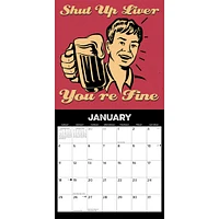 Beer Through The Years 2026 Wall Calendar