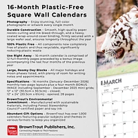 White Tigers 2026 Wall Calendar