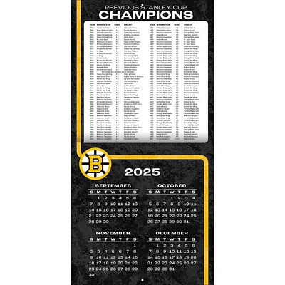 NHL Boston Bruins 2026 Mini Calendar