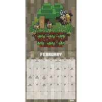 Minecraft Exclusive with Decal 2026 Deluxe Wall Calendar