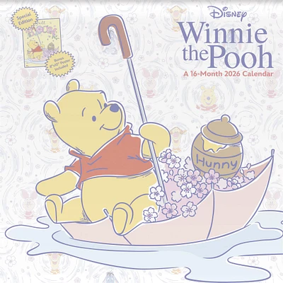 Winnie The Pooh Exclusive with Print 2026 Deluxe Wall Calendar