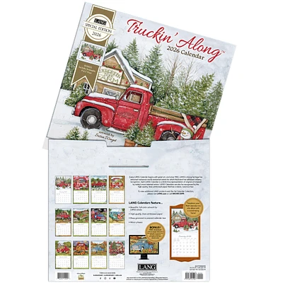 Truckin Along 2026 Special Edition Wall Calendar with Print