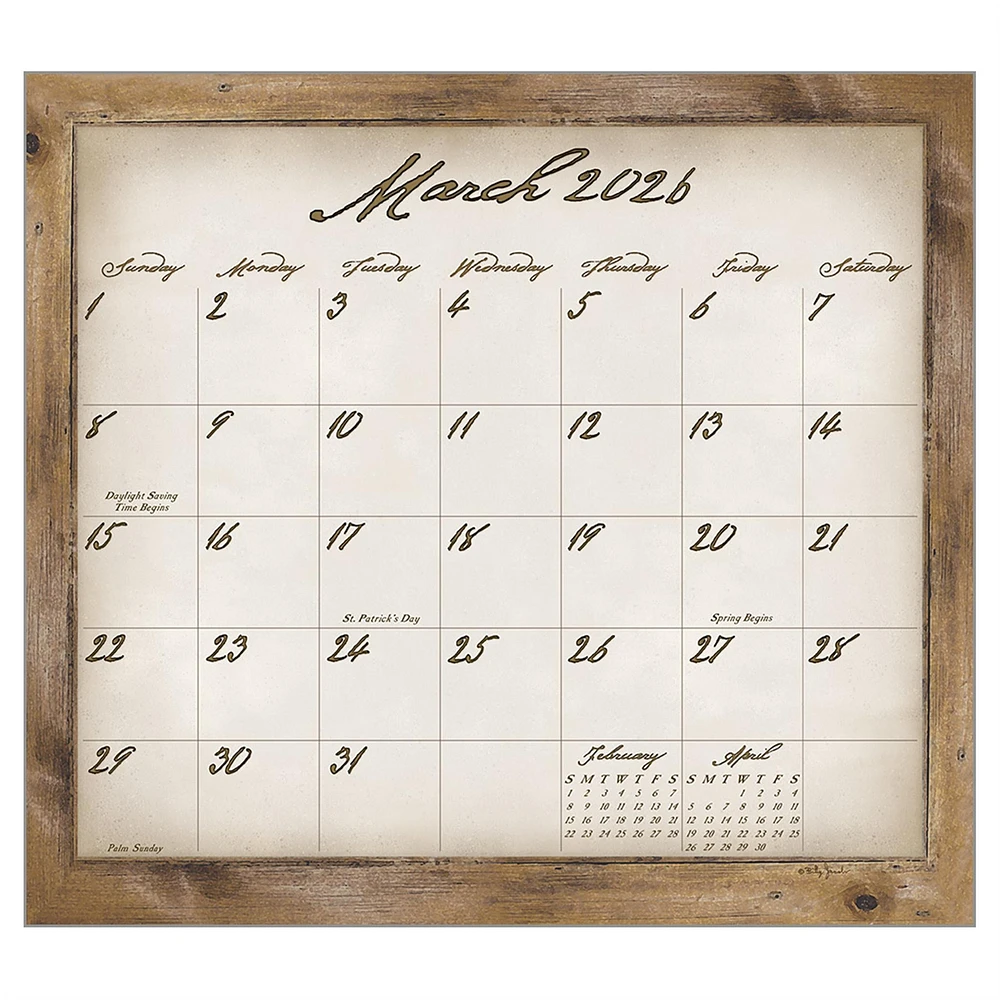 Simple Treasures 2026 Deluxe Wall Calendar - Online Exclusive