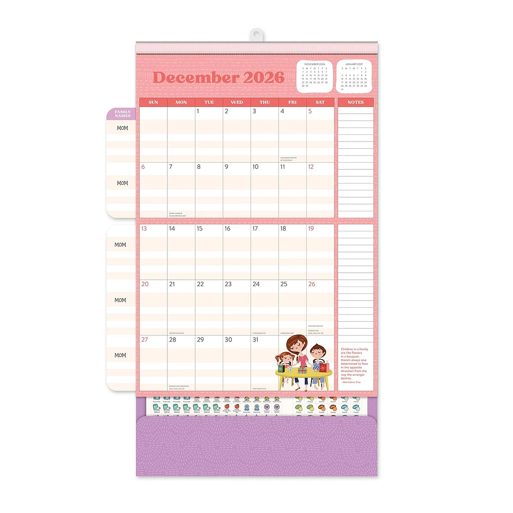 Mom Do It All 2026 Wall Calendar